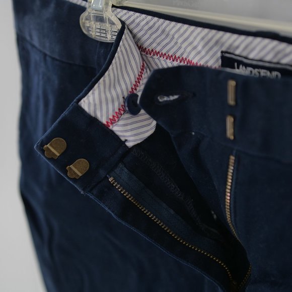 Lands End Navy Slacks (Not sure size - read description) - Picture 2 of 6